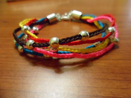 Pulsera "Trenzas de color" (Ref. 0029)